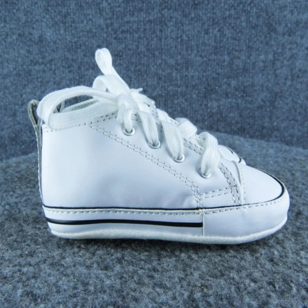 Converse Boys Sneaker Size T 3 Medium Shoes White Synthetic Lace‎ Up